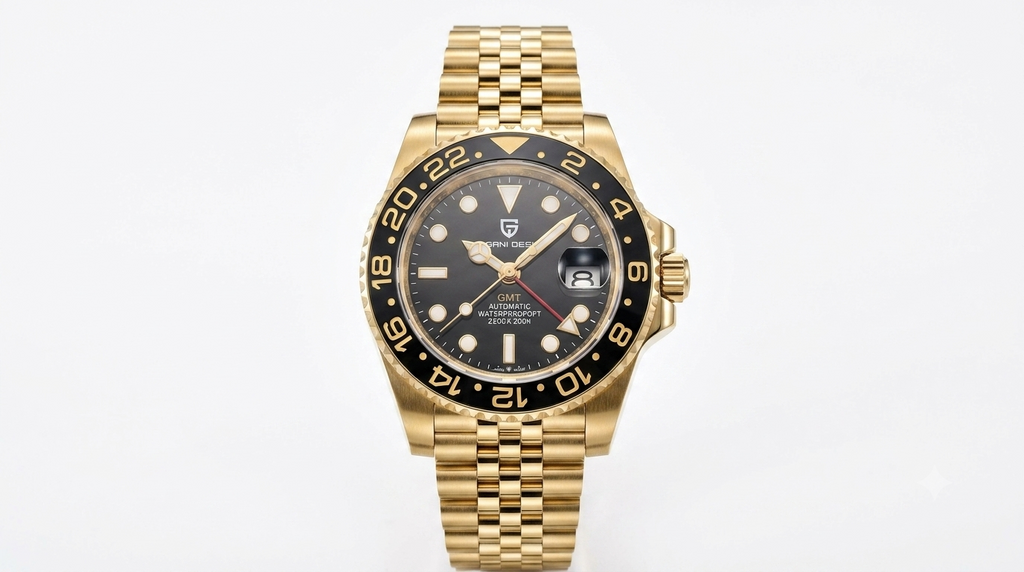 Pagani Design Gold GMT Master II PD-1662