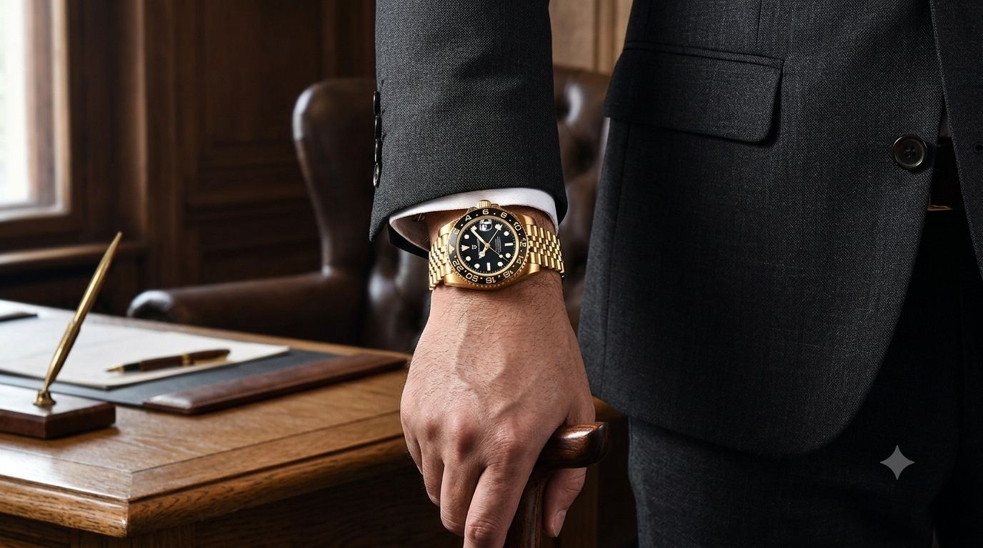 Pagani Design Gold GMT Master II PD-1662